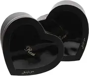 Ipetboom 2pcs Boxes Valentine's Day present Box Boxed Container Anti-slip Wire Anti-collision Strip Decoration Ribbon Anti-scratch Strip Decoration Flower Boxes for Arrangements Black Paper