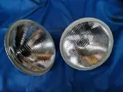 2 X JAGUAR LHD HALOGEN H4 7" HEAD LAMP + SIDE LIGHT XJ6 SERIES 3 DS420 HL101R