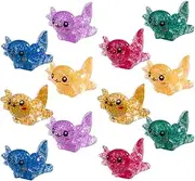 SUPVOX 24pcs Miniature Axolotl Figurines Creative Resin Garden Decorations for Terrariums Potted Plants and Home Decor and Sturdy Tiny Sculptures for DIY Landscape Projects