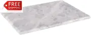 Argon Tableware White Marble Chopping Board - 30Cm X 20Cm X 1Cm - Rectangle - Ki