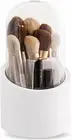 Makeup Brush Holder Organizer with Lid, Rotating Dustproof Make up Brushes Conta