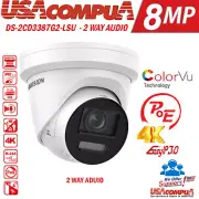 Hikvision 4K 8MP Full-Color ColorVu AcuSense DS-2CD2387G2-LU / DS-2CD3387G2-LU