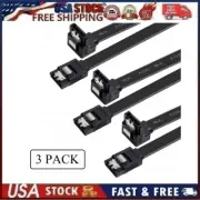 BENFEI SATA Cable III, 3 Pack SATA Cable III 6Gbps Straight HDD SDD Data Cable w