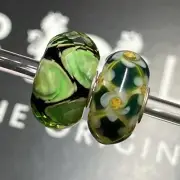 Trollbeads 2023 Birthday Bead Event Faceted glass bead OOAK Set