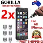 2xTempered Glass Screen Protector For iPhone 16e 15 14 13 12 11 Pro X Max XR 8 6