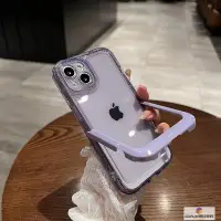 在飛比找Yahoo!奇摩拍賣優惠-加厚氣囊隱形支架透明硅膠防摔iPhone14pro max手