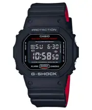 Casio G-Shock DW-5600HR-1 Digital Watch Black Shock Resistant Used