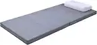 Folding Mattress Sofa Lounge Mat Pad Portable 4-Fold Foam Mattress Floor Bed for