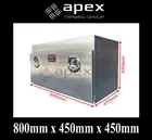 BRAND NEW TOOLBOX FLAT ALUMINIUM TOOL BOX - TRUCK UNDERTRAY STORAGE - 150061FPL