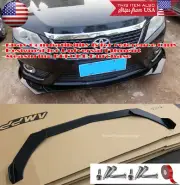 3 Pcs Matt Black Bumper Lip Spoiler Diffuser Splitter Winglet For Mercedes Smart