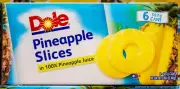 Dole Pineapple Slices in Juice 6 x 567G