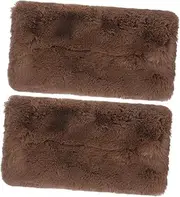 [TOKIDNY] 2Pcs Thick Faux Fur Hand Warmer Muff for Women Insulated and Portable Winter Hand Muffs Light for Cold Days Cute and Cozy Accessory