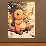 POKEMON CHARMANDER HIGH QUALITY STICKER 2.5x3.5 INCH JAPANESE