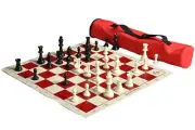 US Chess Quiver Chess Set Combo - Red