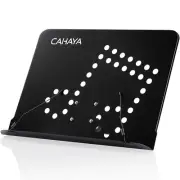 CAHAYA Desktop Sheet Music Stand Metal Angle Adjustable Tabletop Book Reading...