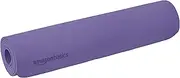 Amazon Basics 8mm Thick Purple TPE Anti-Slip Yoga Exercise Mat for Pilates Yoga 188 x 61 x 0.8 cm Thickness