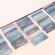 90Pcs Laminated Bible Tabs For Women And Men Index Tabs For Old & New Testament