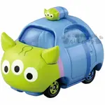 小禮堂 迪士尼 TSUM TSUM 三眼怪 TOMICA合金小汽車《綠.Q版.DMT-03》經典造型值得收藏