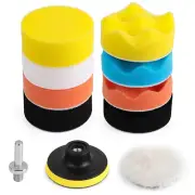 3 Inch Drill Buffing Pad, 11 Pcs Car Foam Polishing Pads Kit, Drill Buffer Polis