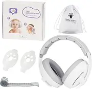 Noise Earmuffs For Toddler, Adjustable Baby Headphones with Stretchy Band, Protection Cancelling Muffs Noise Toddler For Ear