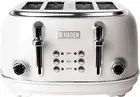 Haden Heritage 4-Slice Wide-Slot Stainless Steel Toaster, Ivory