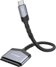 SATA to USB C 3.1 Cable for 2.5" SSD HDD Adapter 5Gbps Aluminum Grey