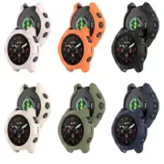 Armor Skeleton Half Wrap Protective Case Watch Case Fit for Garmin Fenix E 47mm