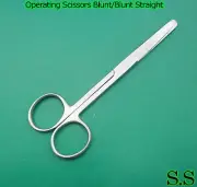 6 Operating Dissecting Scissors 6.5" straight Blunt Blunt Surgical instruments