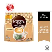 4 X Nescafe White Coffee Original (15 sticks) - Free Shipping