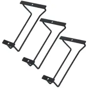 3 Pack 7 Inch Under Cabinet Wine Glass Rack Wine Glass Hanger Stemware Rack