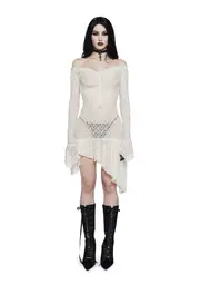 [Widow] Misty Days Lace Dress - Ivory