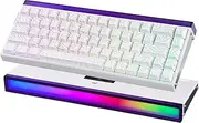 EPOMAKER Aula Hero68 HE Wired Magnetic Gaming Keyboard, 0.01mm Adjustable Actuation, Rapid Hall Effect Switch, 8kHz Polling, 5-Layer Sound Dampening, RGB Box & Backlight (White Topographic)