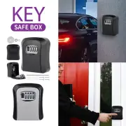 4 Digit Combination Lock Wall Mounted Key Safe Storage Box Security Home Outdoor