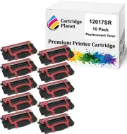 10 Pack Compatible Toner Cartridge for Lexmark 12017SR 12037SR (2,000 Pages) for Lexmark E120 E120N
