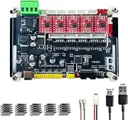 GRBL Controller Control Board, New GRBL 4Axis Stepper Motor Controller Control Board, with Offline/300/500W Spindle USB Driver Board, for CNC Laser Engraver