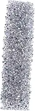 Operitacx 1 Adhesive Rhinestone Mesh Diamond Applique for Wedding Decorations DIY Craft Costume Embellishments Strong Adhesive Wide Silver Ribbon