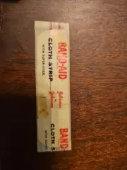 Vintage Johnson and Johnson Cloth Strip Band-aid