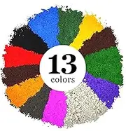 GOODTAKE 13 Colors Iron Oxide Pigment Powder, Concrete Cement Dye for Pastel Tile Paint, Mortar Grout (13 Unique Colors)