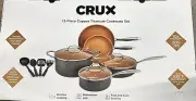 Crux 12 Piece Copper Titanium Cookware Set