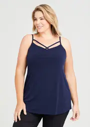 Plus Size Women's Transition Tank Size 18 in Dark Indigo - Taking Shape