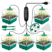 USB 8 LED Full Spectrum Plant Growing Light Growing Phytolamp w/ Seedling Tray