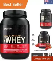 Gold Standard 100% Whey Protein Powder, Strawberry, 907g