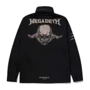 Primitive X Megadeth Men's Rattlehead M65 Black Jacket New Medium