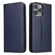 For iPhone 16 Pro Max Case Leather Flip Wallet Folio Cover Stand Blue