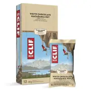 Clif Energy Bar White Chocolate Macadamia 12x68g
