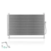 AC Condenser w/ Receiver Drier w/ Bracket for Nissan Murano 2015-2019 2.5L 3.5L (for: Nissan)