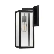 Globe Electric 44176 Black Hurley Single Light 16"H Outdoor Wall Sconce