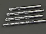 2pcs 6mm x 52mm 2 Flute Ball nose End Mill Cutter CNC Bit