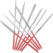 Mini Diamond File Set Jewelers Tools Kit Metal File Needle File Round Flat Files for Metal Glass Wood Stone