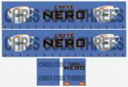 Code 3 Adhesive Vinyl Trailer Decal - Cafe Nero - 1/50 1/64 1/76 1/148 1/87